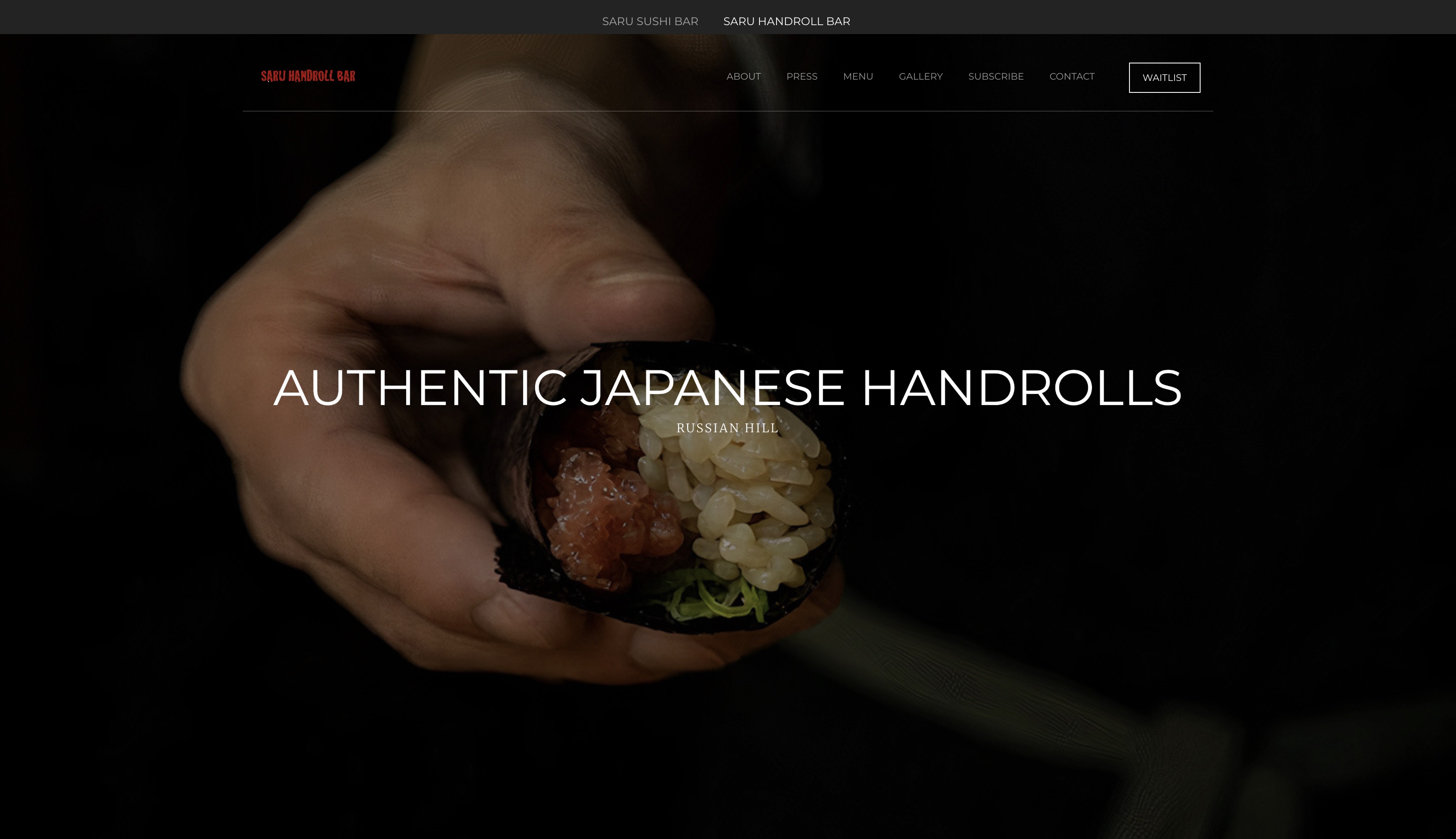 Saru Handroll Bar
